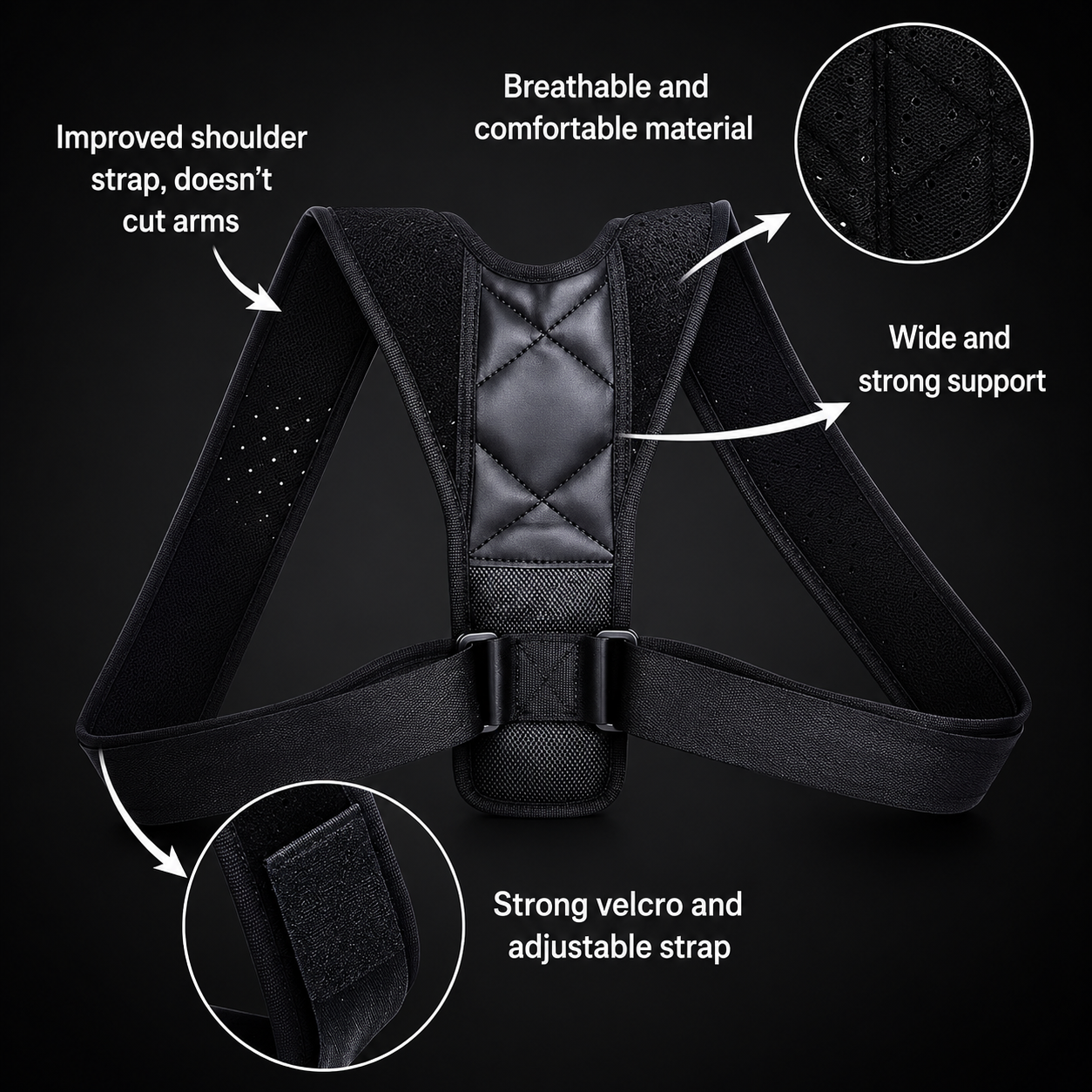 ZeroSlouch Adjustable Ergonomic Posture Corrector